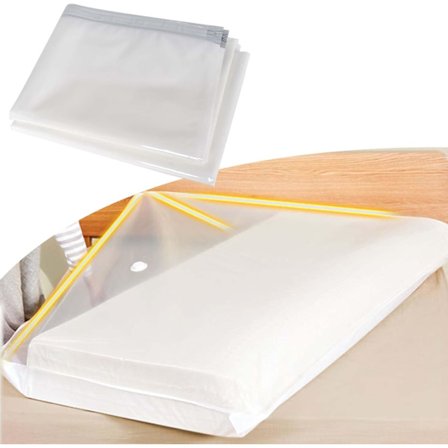 Vakuumförvaringspåse för madrasser 220x100 cm - Återanvändbart vattentätt förvaringsskydd för sängkläder, kläder och filtar - Rymlig lufttät 