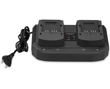 Freev-20V System Battery Charger Dual-20V dobbel batterilader til FreevLink-batterier-Tools & Garden-Oppladbare batterier