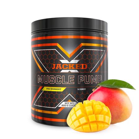 PWO - 800 g - Mango - Jacked Muscle Pump - Pre workout, Prestationshöjare, Kosttillskott, Prestationshöjare & PWO, Pump