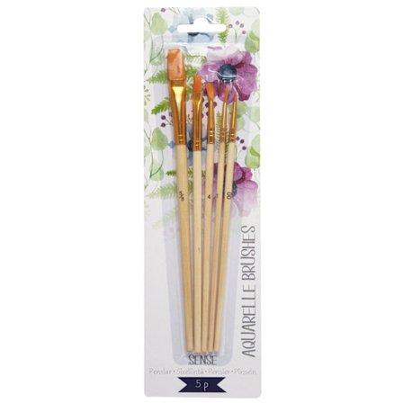 Sense Akvarell Penselset 5 st