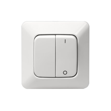 ABB 10621U2 Strömbrytare infällt, IP20, alpinvit 2+1-polig, Strömbrytare & vägguttag