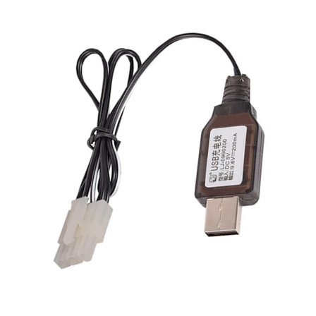 L6.2 3P USB-laderkabel for NiMH NiCD-batterier i fjernstyrt leketøy 9.6V 200mA