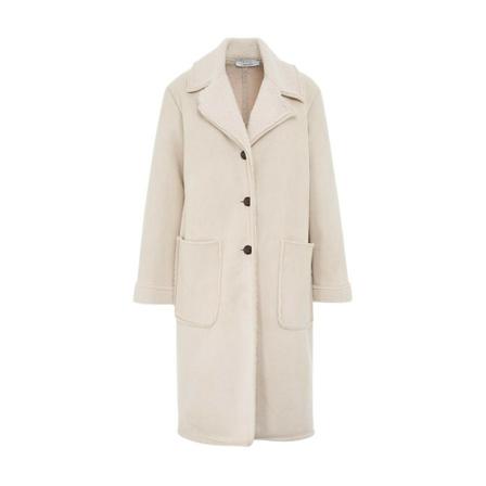 Kaos, Single-Breasted Coats Wit, Dames, Maat:XS