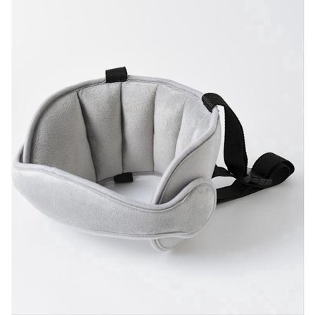 Go Go Gadget - "Justerbart nackstöd för barn | Bekväm kudde | Huvudband | Sovkudde | Nackstöd | Grå"