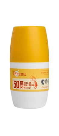 Derma Kids / Børn Sollotion Roll-on SPF 50 50 ml, Skincare, Solpleje, Solcreme