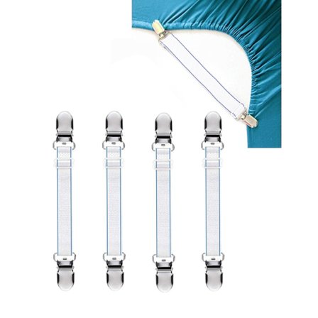 Lakanhållare 4x, klämmor för lakan