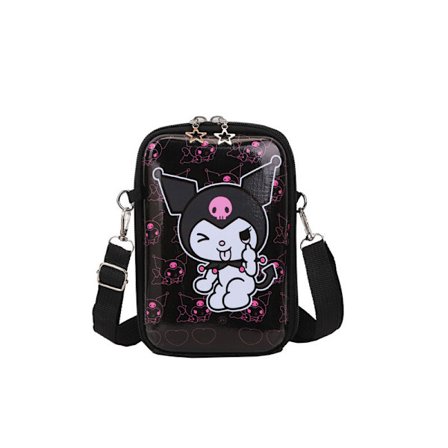 1 kpl kuromi Messenger Bag naisille Anime Hardshell Bag