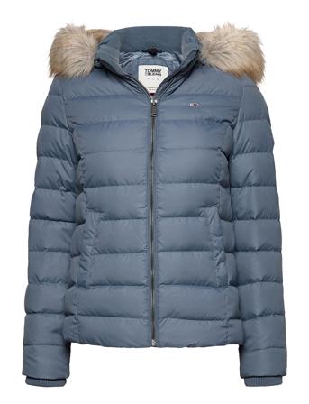 Tjw Basic Hooded Down Jacket Blue Tommy Jeans