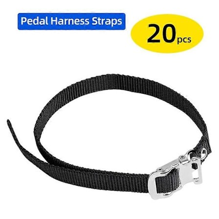 Deemount 10 Par Cykelpedalbånd Cykelspinning Skridsikker Sko Tåhus Binde Sele Rem Reb Cykelkørsel Sikkerhedsseler