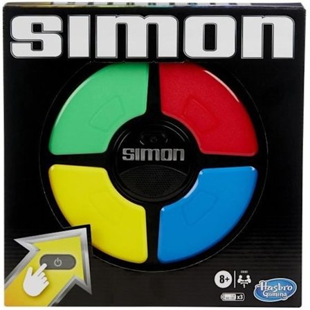 Simon, lasten lautapeli, 8-vuotiaasta alkaen, Hasbro Gaming