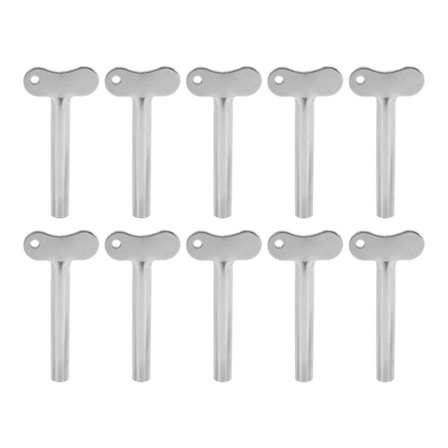 10 kpl Hammastahnapuristin Rauta Maalipuristin Työkalu Kylpyhuoneeseen Hiusten värjäykseen Kosmetiikkaan