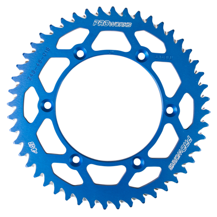 Zadní Rozeta Proworks Aluminium Modrá - Husqvarna TC 65 2025-2026