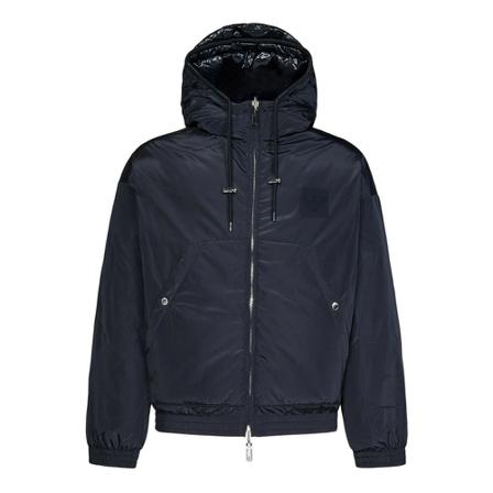 Emporio Armani, Coats Blauw, Heren, Maat:L