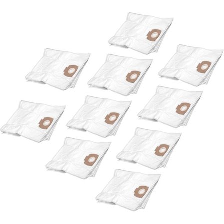 10x påsar kompatibla med Makita 446L, VC2010L, VC2021L, VC2511, V