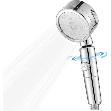 Forbedret Dusjhode, 3 Justerbare Høytrykksmoduser Og Dusjhodebryter