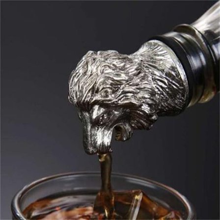 2 stk Hjortehjort Hoved Vinlufter Hældetud Vinkaraffel