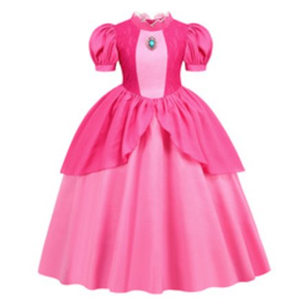 Mub- Children Princess Dress UP Halloween Christmas Party Outfit Super Brothers Costume For Girls Party Dresses Size 00cm=3-4Years