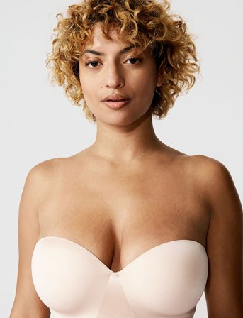 CHANTELLE Essentiall Bandeau T-Shirt Bra - Beige - G x 75