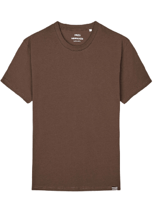 Mads Nørgaard Fine Jersey Thor Tee FAV T-shirts Herr Brun XXL