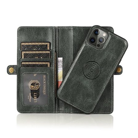 iPhone 15 Pro Max - Elegant plånboksfodral i läder