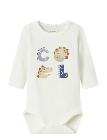 name it Nbmnuts Ls Body Box - Cream - 80