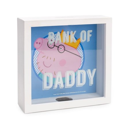 Greta Gris Bank Of Daddy Money Pot One Size White