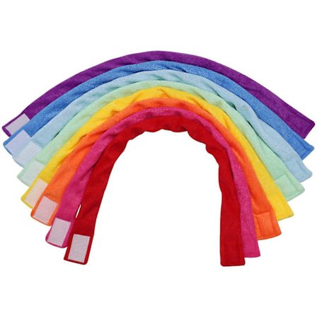 8-pack Mjuka och Absorberande Tugghalsband i Frotté, Absorberande Alternativ till Att Tugga på Kläder för Pojkar och Flickor