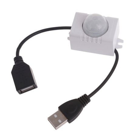 Bevægelsessensor Kontakter USB 5V PIR Sensor LED Kontakter Controller til LED Strip Lys USB Ventilator Kæledyrs Vandpumpe og mere