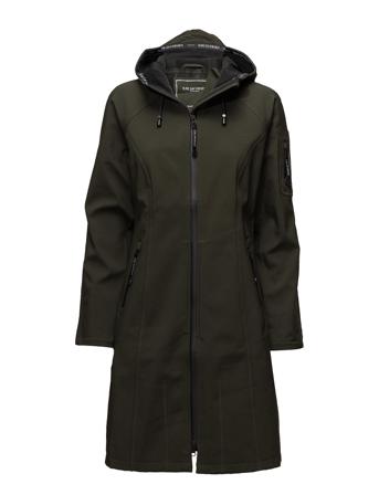 Long Raincoat Outerwear Rainwear Rain Coats Grön Ilse Jacobsen