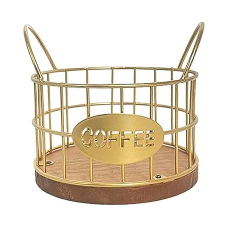 Kaffekapselhållare Kaffekapselbehållare Kaffebartillbehör Metall Kaffekapselkorg Organizer för