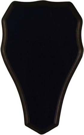 Grey Oak Stabilotherm Troféskjold Rådyr, Mørk eik 23x14 cm