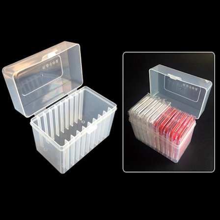 1 Stk Plast Hvid Kapacitet Mønt Opbevaringsboks Holder Plade Til PCC