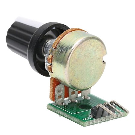10K Potentiometer Modul Justerbar Modstand Enkelt Omdrejning Rotary Modul Analog Udgang 0?5V
