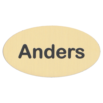 Navneskilt magnet - eget navn