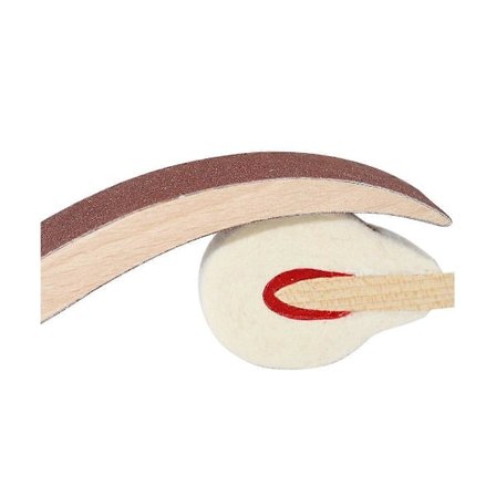 Klaverhammerhoved Filt Slibning Albue Massivt Træ Sandplade Klavertilbehør Filt Slibemiddel Sandpapir