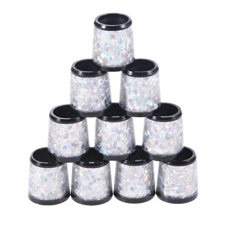 10 kpl kärjen kokoa 0,370 Golf-ferruleja 9,3x15x13,7 mm Golf-hihan ferrule-korvaus Golf-mailan varret A