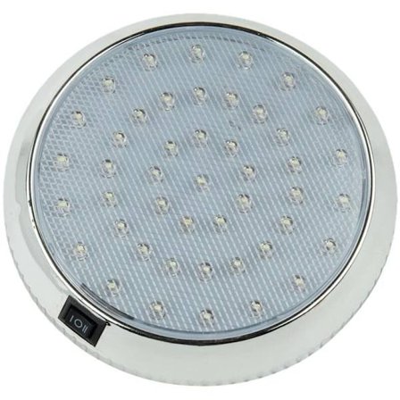 RV Inredningsbelysning - 12V 46 LED Taklampa för Husbil Husvagn Båt Marinfordon