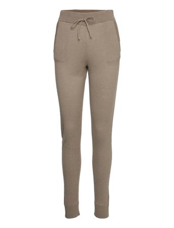 Lnballou Knit Pant Beige Lounge Nine