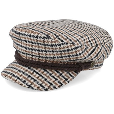 Brixton - Beige vega Casquette - Fiddler Cap Sand/Dark Earth/Black Vega Cap @ Hatstore