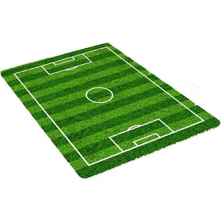 Fotbollsplan Matta, Fotbollsplan Matta, Fotbollsplan Flanell Sovrum Golvmatta för Barn Lekmatta För Heminredning