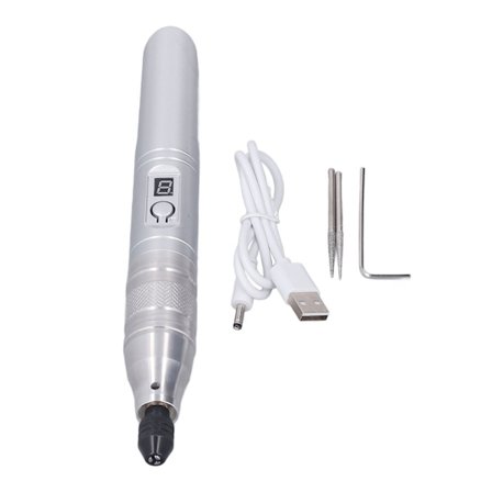 Sähköinen hiomakynä Mikrokaiverrin Kaiverrus DIY-työkalusarja 3500-13000r/min 3.7V