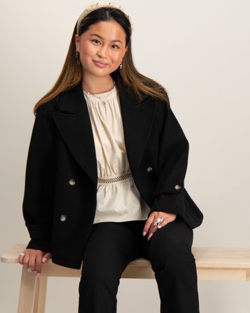 RYVLS Stockholm Peacoat Sort Jakker Pige - Kids Brand Store
