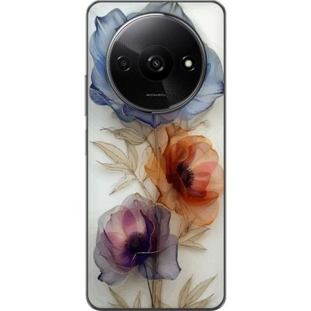 Mobilskal till Xiaomi Redmi A3 med Silkesblommor