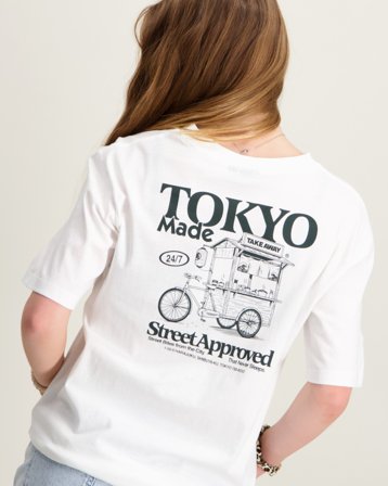 LMTD NLNROLLS SS L TOP Hvid T-shirts Pige - Kids Brand Store