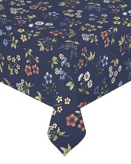 Voksduk Sommer metervare Blå