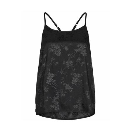 Nümph Sleeveless Tops Sort, Dame
