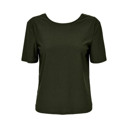 Only, T-Shirts Groen, Dames, Maat:L,polyester