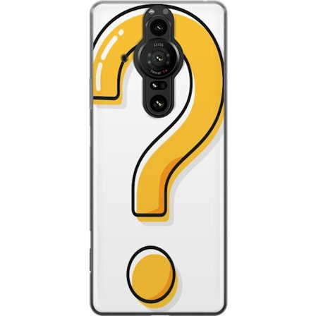 Kompatibelt Mobildeksel til Sony Xperia Pro-I Spørsmålstegn