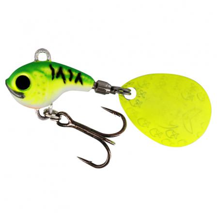 Westin DropBite Tungsten Spin Tail Jig 1,8cm 9g - Chartreuse Ice