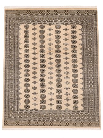 Pakistan Buchara 2Ply Teppich 244X306 Braun/Beige Wolle, Pakistan